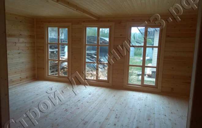 4 Брусовой дом ОД-11, 9×9, 81 м², Владимирская область, Александровский район,  Город Струнино (5)